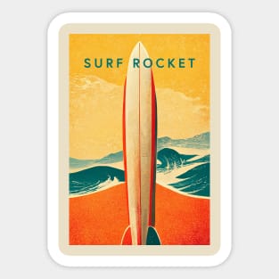 Surf Rocket Sticker